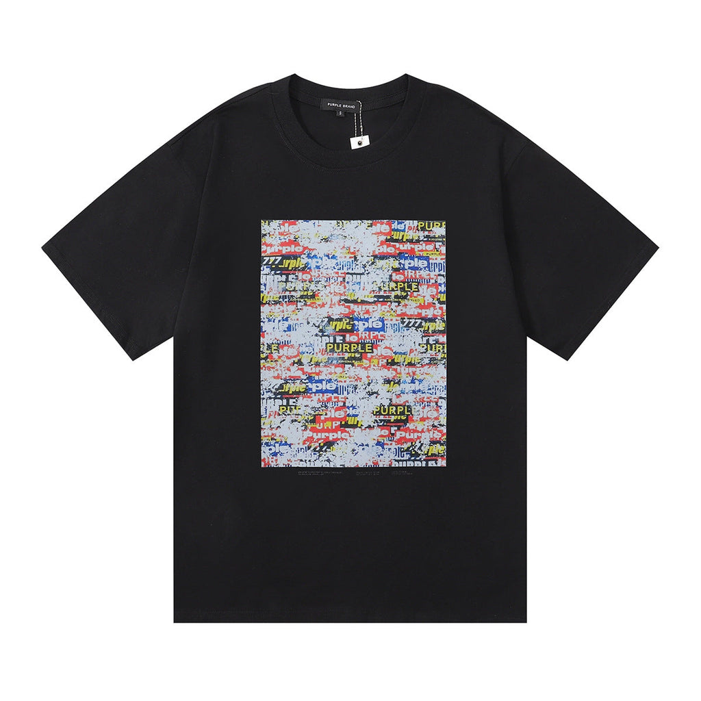 PURPLE  fashion T-shirt
