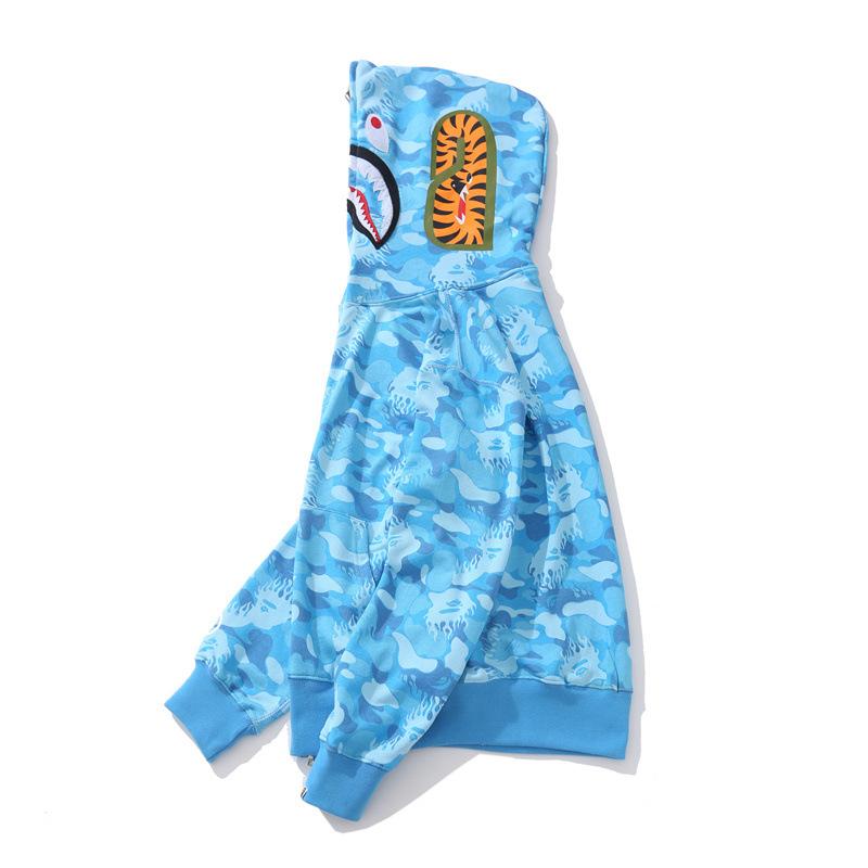 Bathing Ape Hoodie Casual Large Size Loose Sweater Jacket