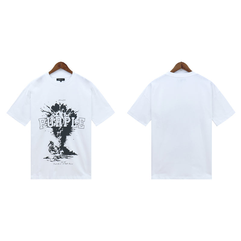 PURPLE  fashion T-shirt