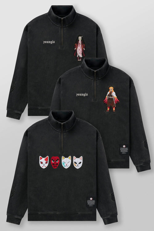 5197 - Demon Slayer: Kimetsu no Yaiba - Quarter Zip