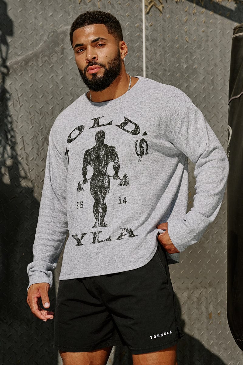 8047 - Gold's Gym Thermal Longsleeves
