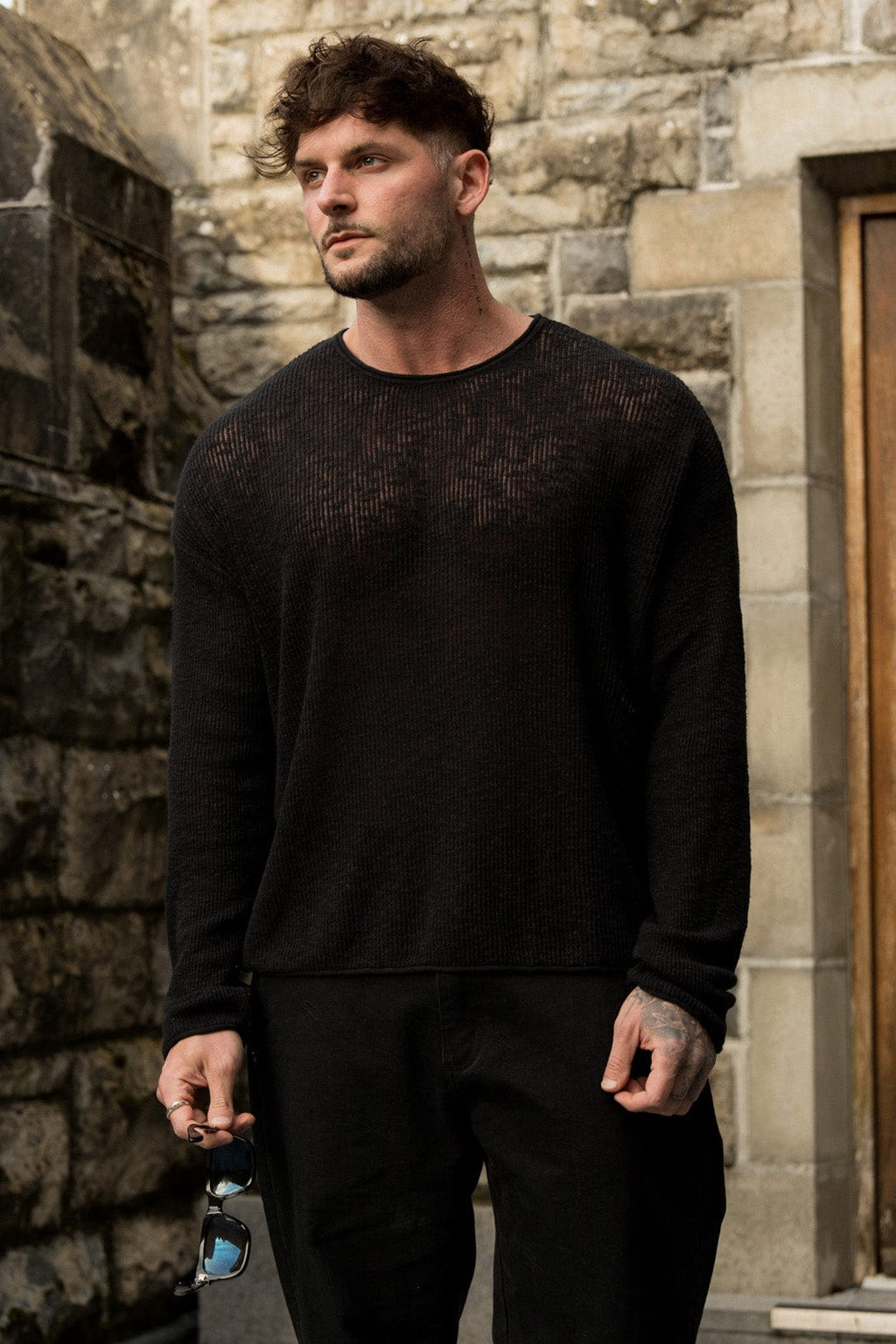 8015 - After Dark Crochet Longsleeve