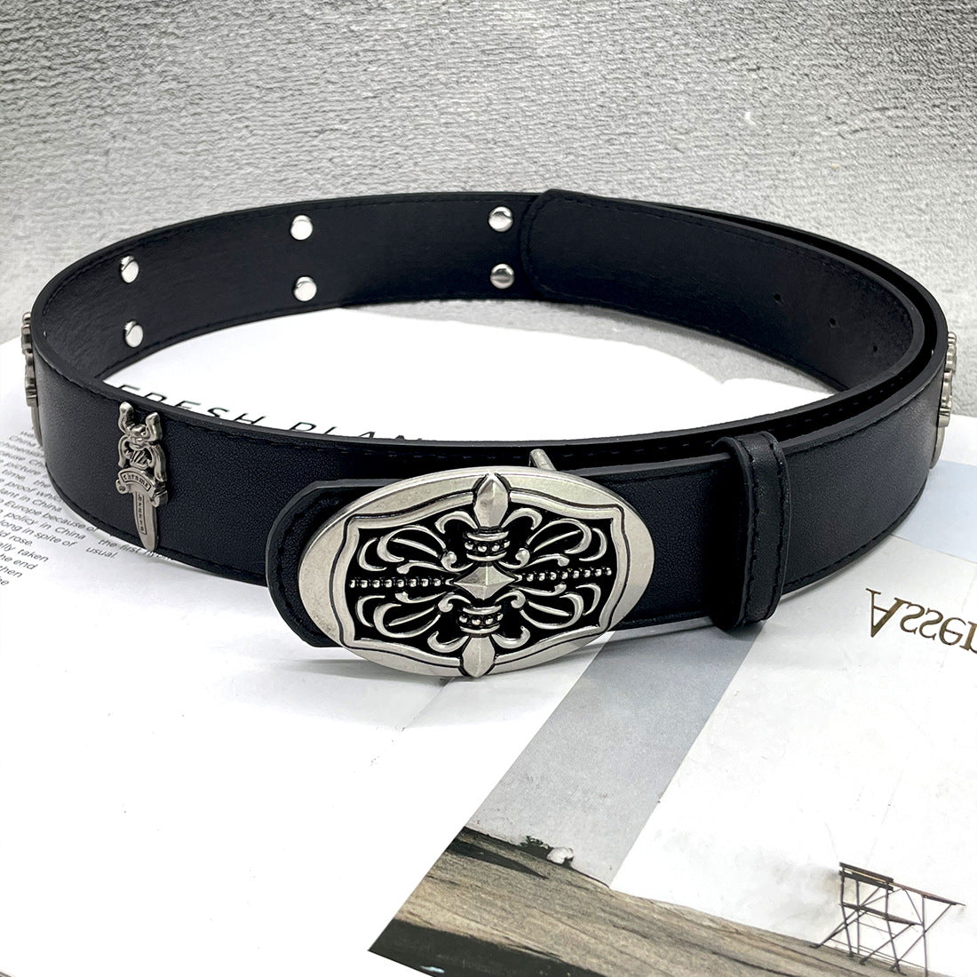Chh Chrome Heart Belt Sacred Sword Cross Vintage