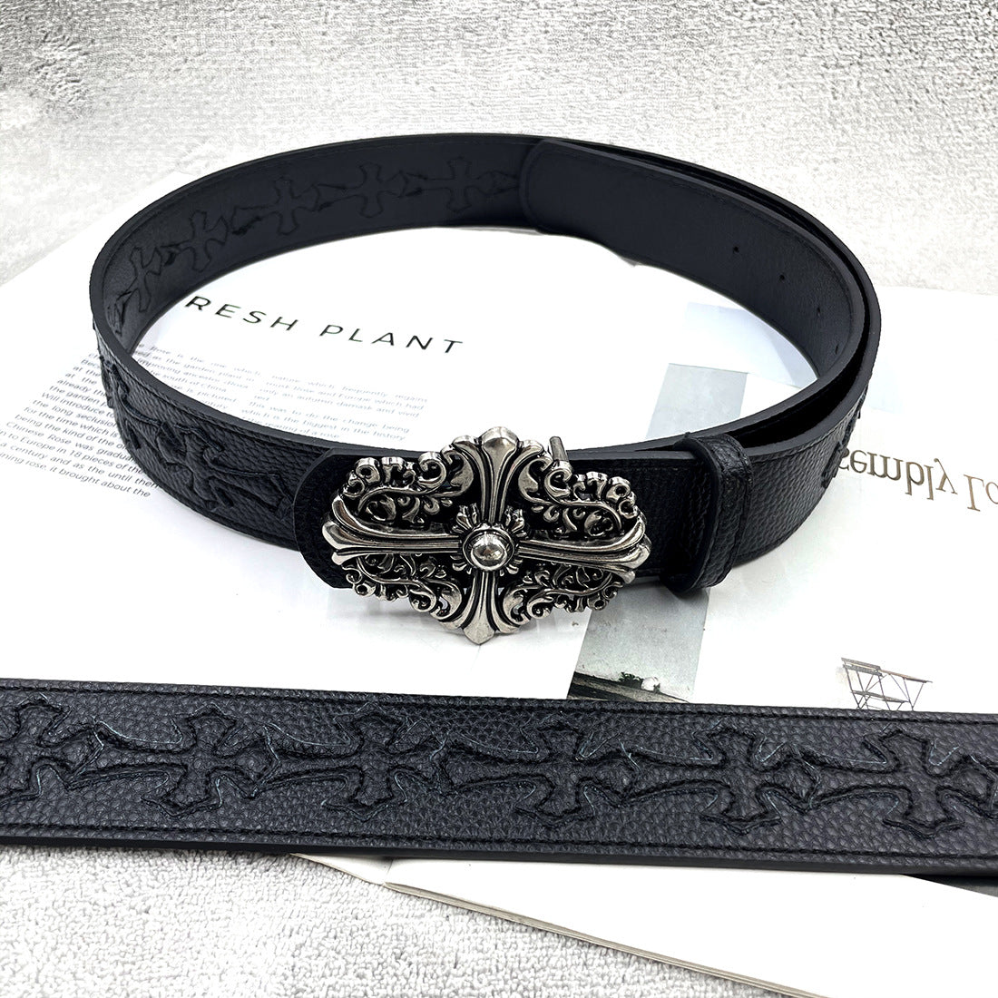 Chh Chrome Heart Belt Sacred Sword Cross Belt