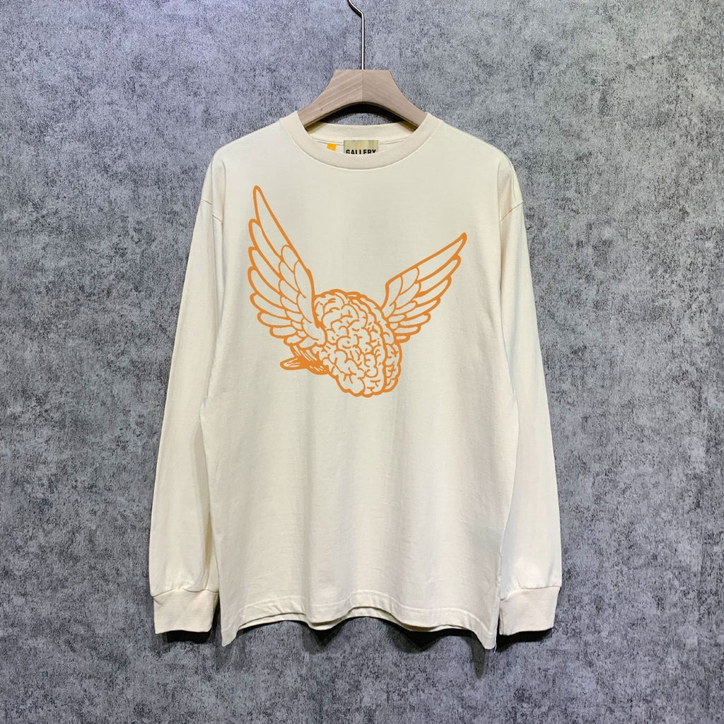 Gallery Dept Long Sleeved Shirt Fashion Brand Long Sleeve Long-Sleeved T-shirt Blouse
