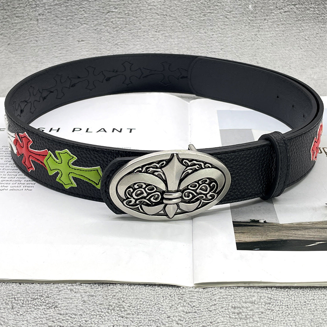 Chh Chrome Heart Belt Sacred Sword Cross Belt