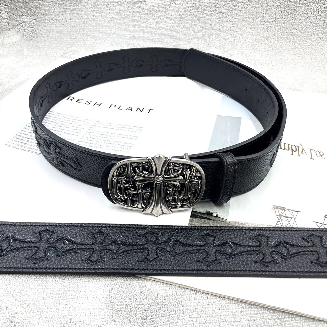 Chh Chrome Heart Belt Sacred Sword Cross Belt