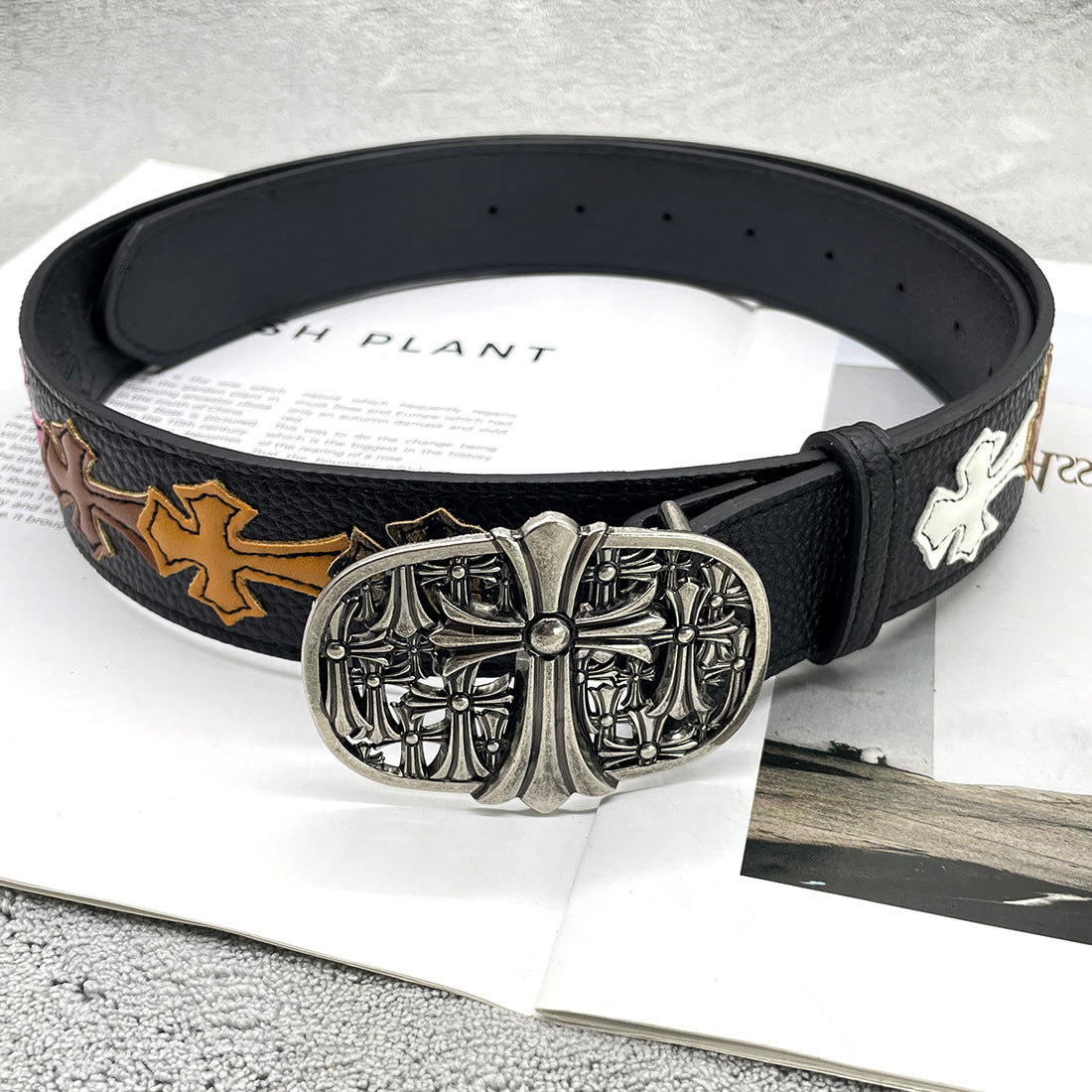 Chh Chrome Heart Belt Sacred Sword Cross Belt