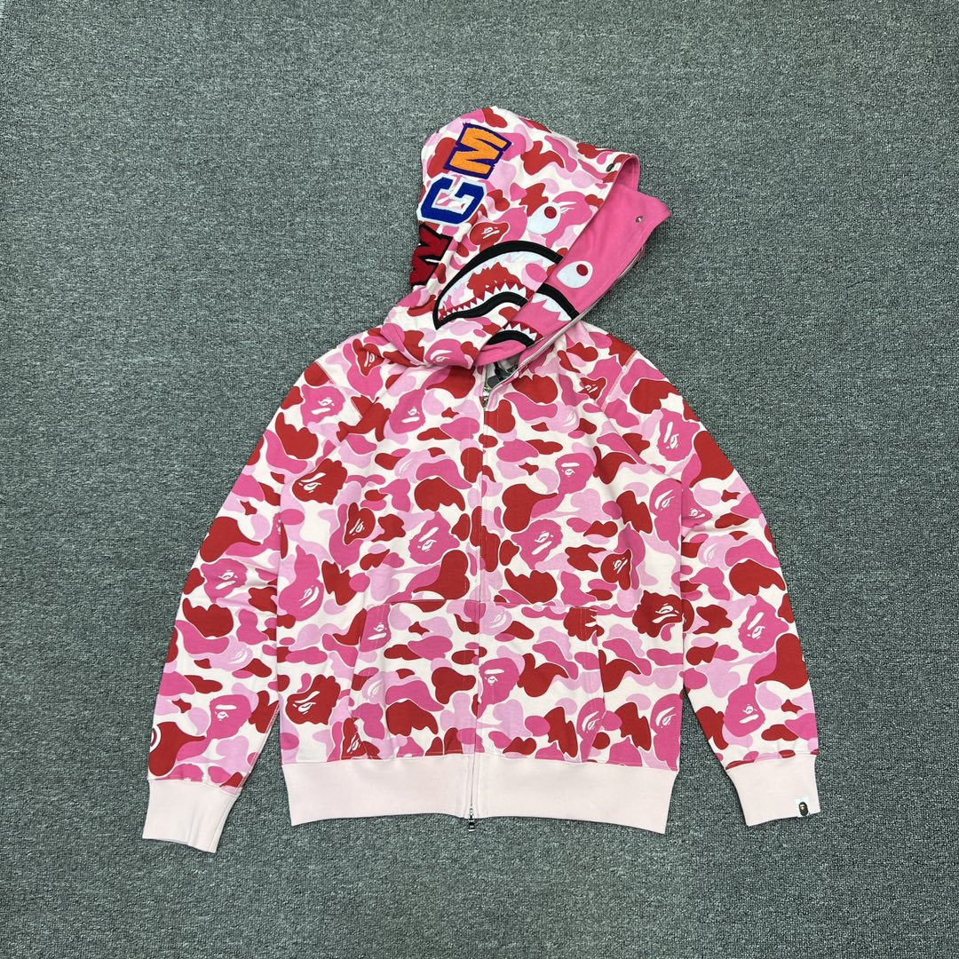 Bape Hoodie Zip-Up Cardigan Hoodie