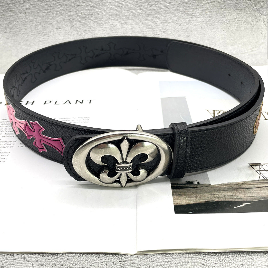 Chh Chrome Heart Belt Sacred Sword Cross Belt