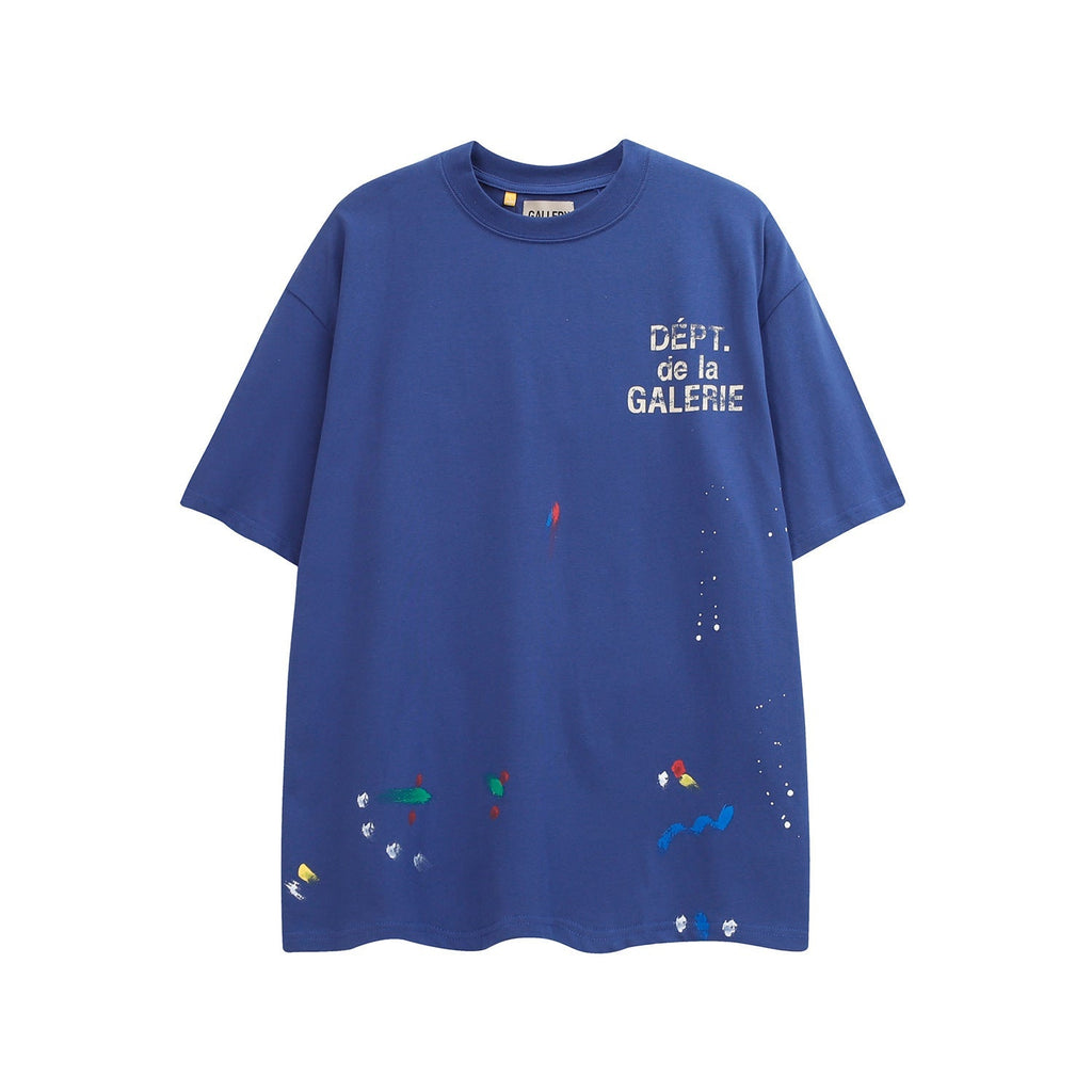 Gallery Dept T Shirts Spring and Summer Short Sleeve Loose Half Sleeve