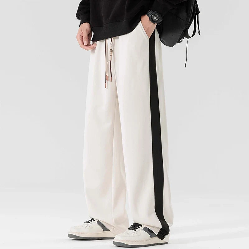 Wide-Leg Sweatpants Side Stripe ¨C Men's Relaxed Fit Joggers | Arden