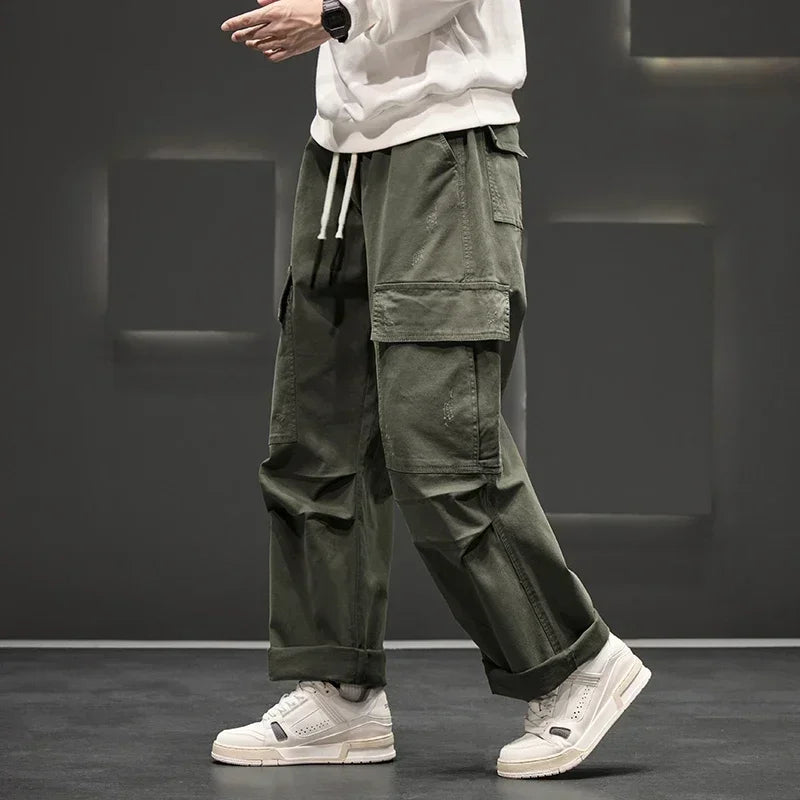 Cargo Pants Wide-Leg ¨C Men's Relaxed Fit Streetwear | Langston