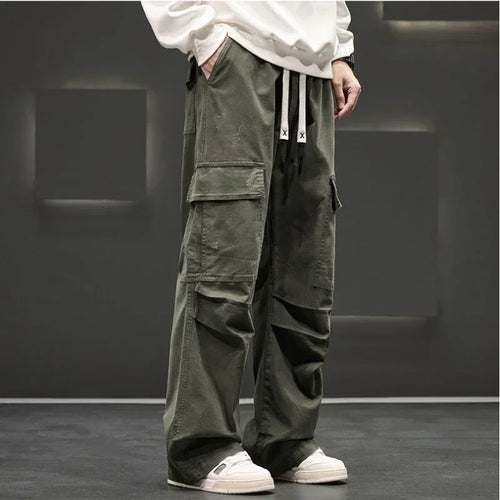 Cargo Pants Wide-Leg ¨C Men's Relaxed Fit Streetwear | Langston