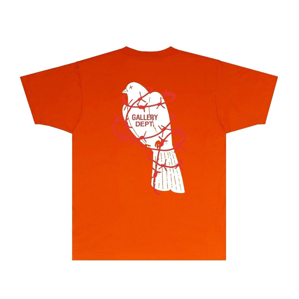 Gallery Dept T Shirt Retro Printed Loose Short-Sleeved Shirt (part2)